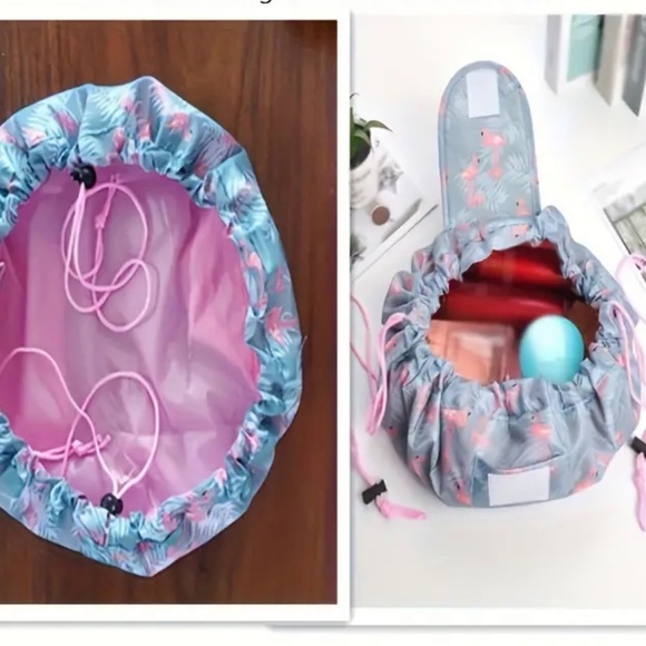 Drawstring cosmetic bag, NEW — choose design - Picture 2 of 8